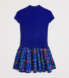 Ralph Lauren Kids Cotton Printed Mini-Cable Dress 7-14 Years, imported from the UK