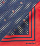 Claudie Pierlot silk scarf polka-dot 90x90cm, UK version