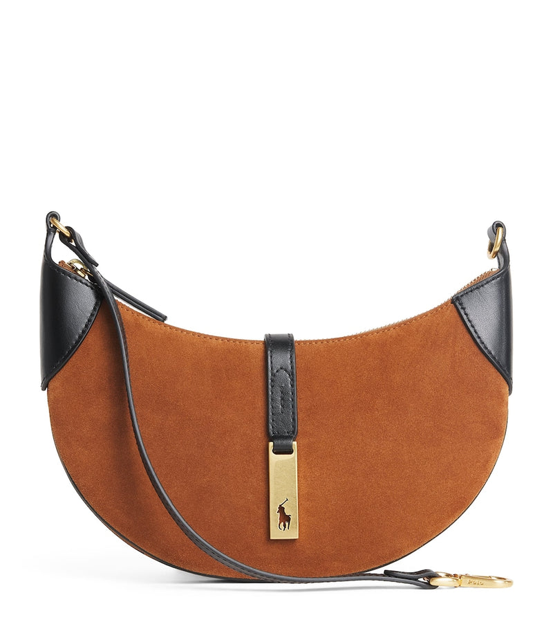 Polo Ralph Lauren Mini Suede Polo ID shoulder bag - British product