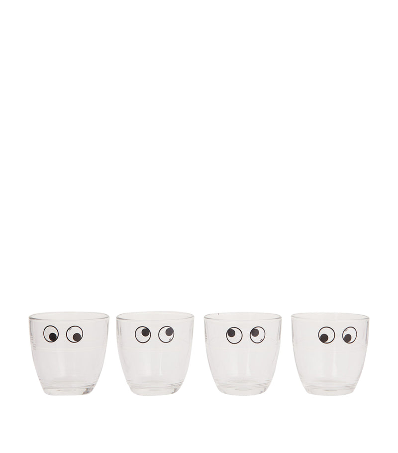 Anya Hindmarch Glass Eyes Tumblers Set of 4 - British product