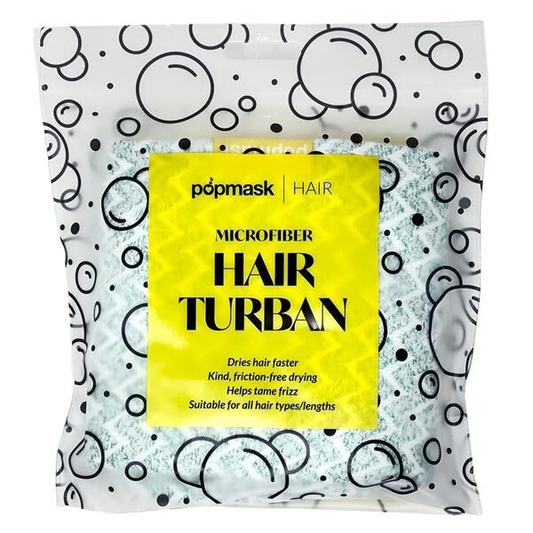 Popmask microfiber hair turban pink hair wrap, imported from the UK
