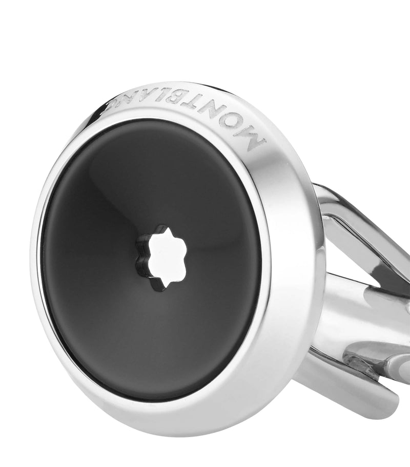 Montblanc stainless steel star cufflinks (British brand)