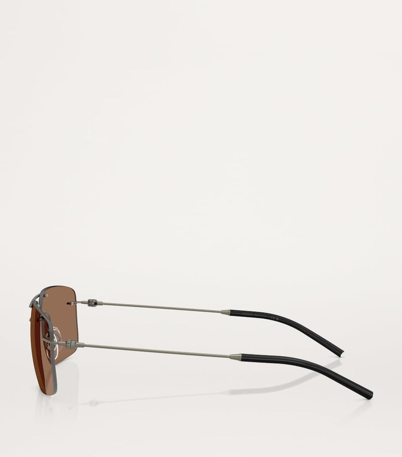 Moncler Steel Doppler sunglasses Italian design, imported from the UK