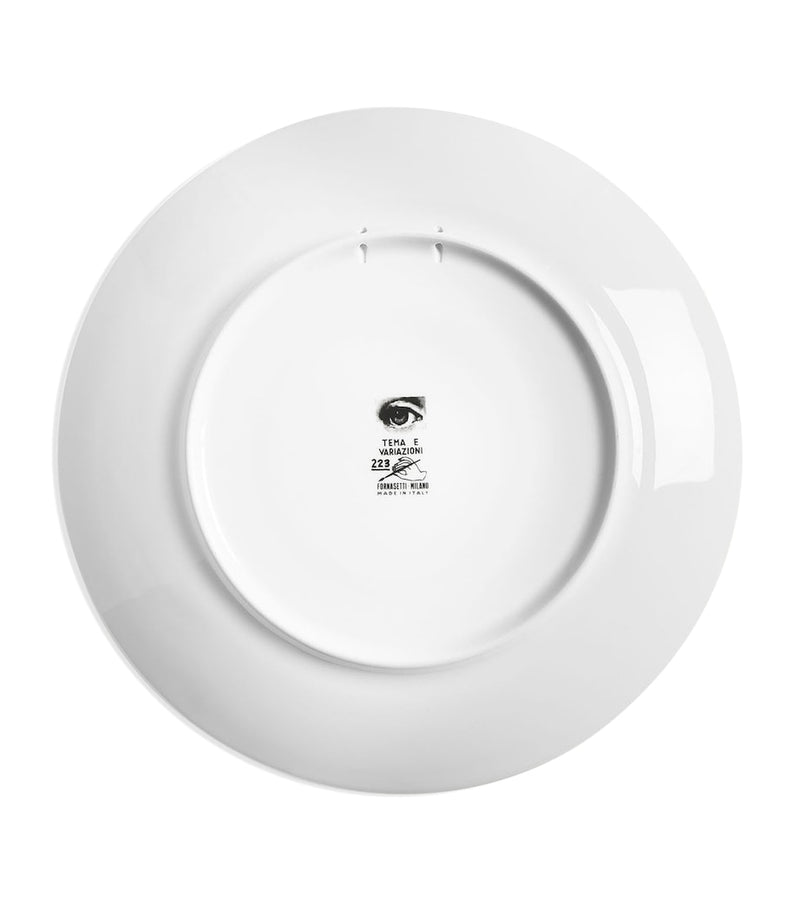 Fornasetti Tema e Variazioni No. 223 wall plate 26cm - British product