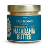 Sun & Seed organic raw macadamia butter 200g, imported from the UK