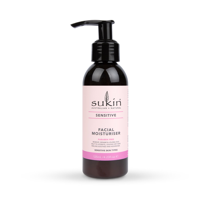Sukin Sensitive Facial Moisturiser 125ml (British brand)
