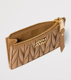 Miu Miu matelassé card holder H8cm W11cm - British product