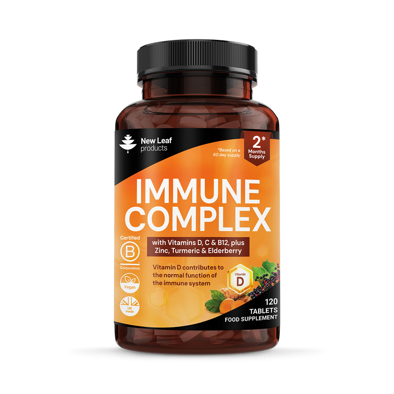 New Leaf Products Immune Complex tablets 120 count, UK version