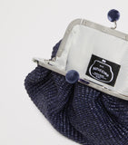 Weekend Max Mara woven Pasticcino clutch bag small, imported from the UK