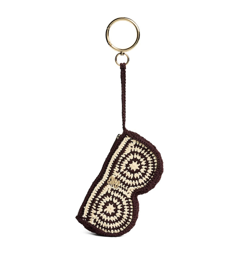 Sandro Paris crochet glasses case 7.5x15.5cm, imported from the UK