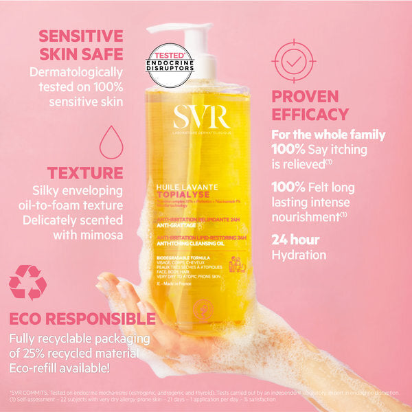 SVR Topialyse Shower Oil 1L (British brand)