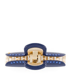 Alexandre de Paris gold-plated crystal-embellished claw hair clip 10.5cm, UK version