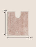 Super Soft Quick Dry Pedestal Mat Bathroom M&S