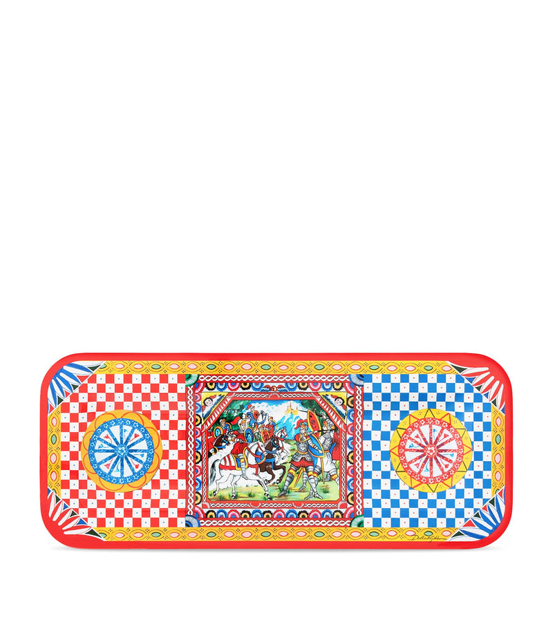 Dolce&Gabbana Carreto Print Tray 25cm x 60cm - British product