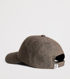 Sunspel linen cap adjustable strap embroidered eyelets, UK version