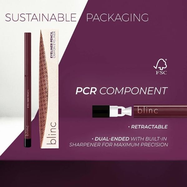 Blinc mechanical eyeliner pencil waterproof long wearing black - British product