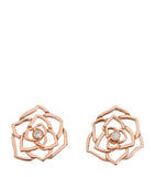 Piaget rose gold diamond earrings, UK version