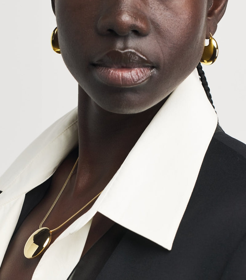 LIÉ STUDIO The Erin gold-plated earrings, sculptural design, imported from the UK