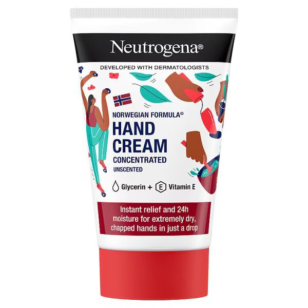 Neutrogena Hand Cream Unscented 50ml, imported from the UK