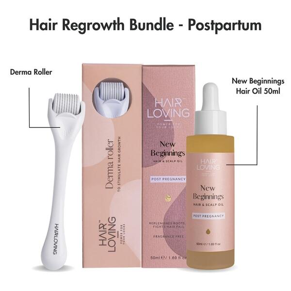 Hair Loving postpartum hair oil kit 50ml, UK version