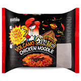 Paldo Volcano Chicken spicy instant noodle, UK version