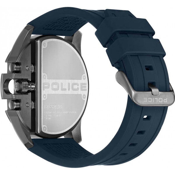 Police blue men's Daintree watch with silicone strap, UK version