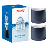 Zoku shark ice moulds 2-pack - British product