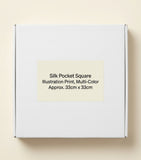 Prada silk scarf retro floral lady print 55cm (British brand)