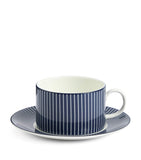 Wedgwood Pinstripe teacup and saucer (British brand)