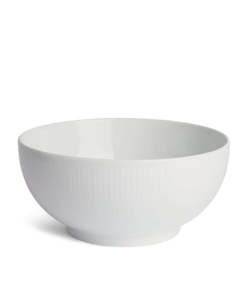 Royal Copenhagen White Fluted bowl 21cm, imported from the UK