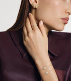 Boucheron Serpent Bohème bracelet yellow gold diamond bangle, imported from the UK