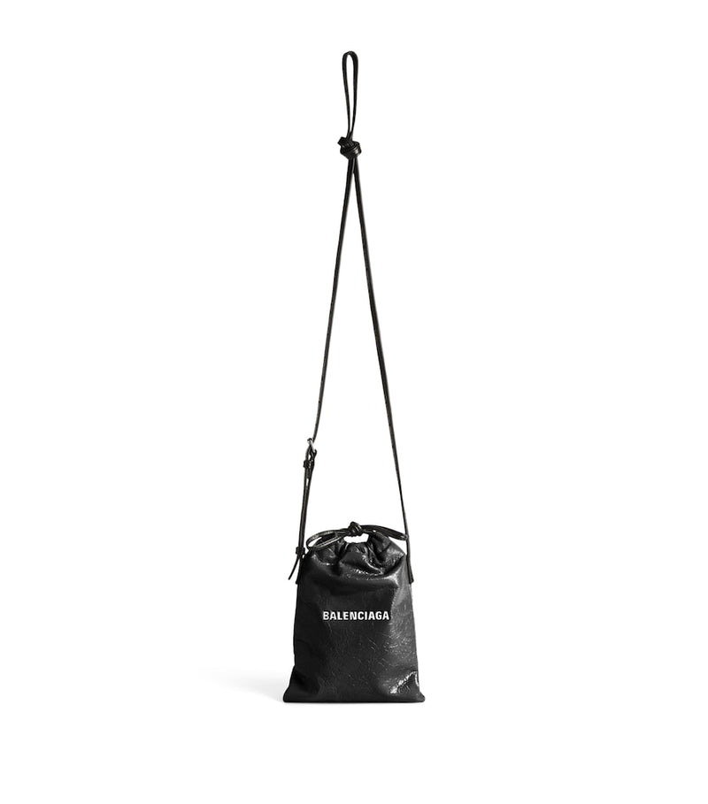 Balenciaga leather shopper phone holder - British product