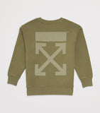 Off-White kids arrows logo sweatshirt 4-12+ years, imported from the UK