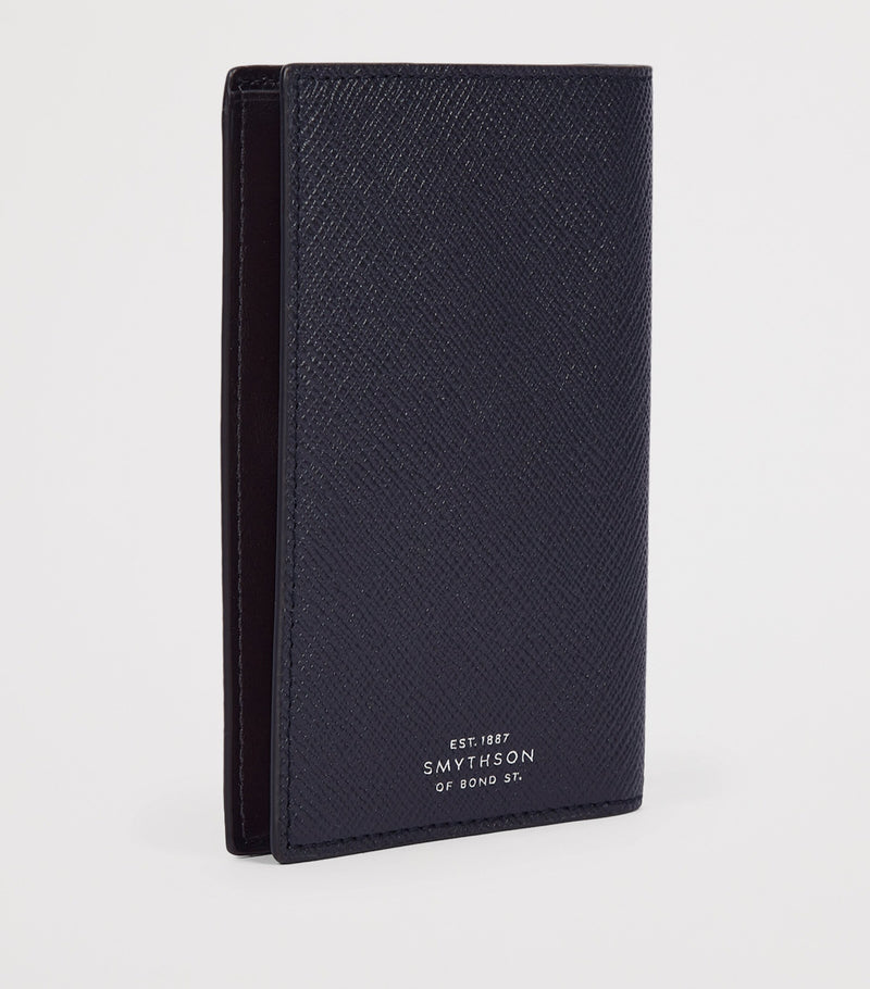 Smythson Panama Leather Stripe passport holder (British brand)