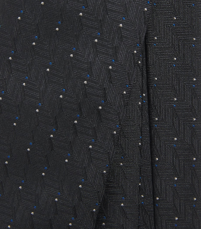 Emporio Armani silk jacquard tie 8cm - British product