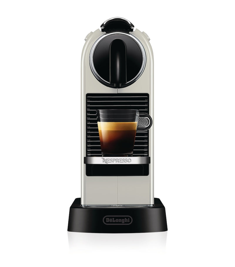 Nespresso CitiZ coffee pod machine, approximately 32cm x 18cm x 40cm, imported from the UK