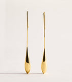 LIÉ STUDIO Lili earrings gold plated 7cm drop, imported from the UK