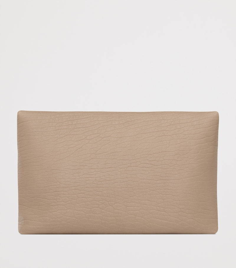 Saint Laurent Cassandre large leather envelope pouch, UK version