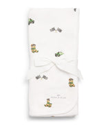 Harrods Rosa & Blue Bamboo-Organic Cotton Bear Baby Blanket 75cm x 90cm- Buy online at McGrocer