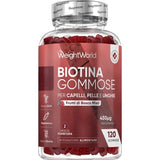 Superdrug WeightWorld Biotin Gummies for Hair Skin and Nails 450mcg Natural Mixed Berry Supplement 120 Gummies- Buy online at McGrocer