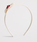 Konges Sløjd polka-dot cherry bow hairband (British brand)