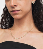Jade Trau Posey Crescent diamond earrings 18kt yellow gold, UK version