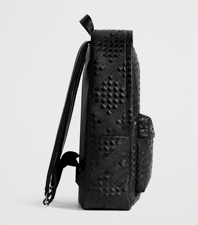 Bottega Veneta diamond leather backpack, UK version