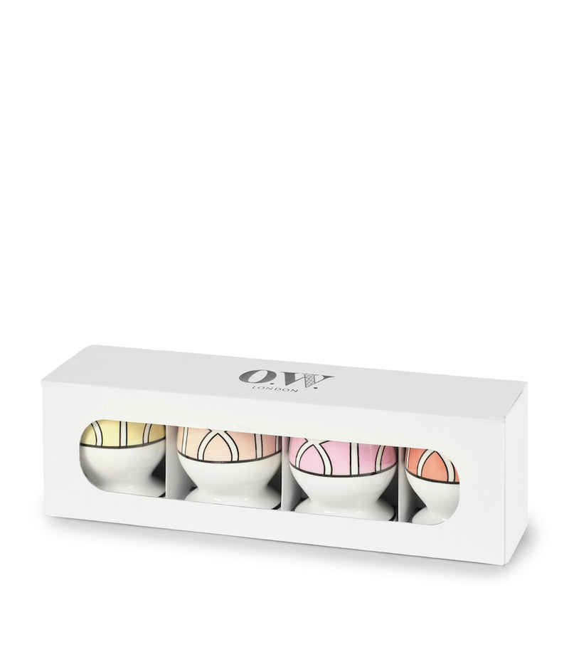 O.W.London Loop Ombré egg cups set of four - British product