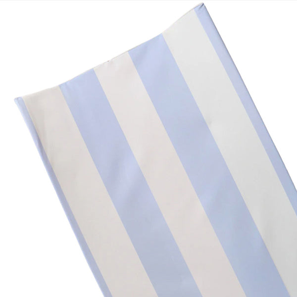 The Tiny Bed Company anti-roll changing mat Hamptons Soft Blue, imported from the UK