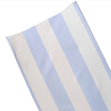 The Tiny Bed Company anti-roll changing mat Hamptons Soft Blue, imported from the UK