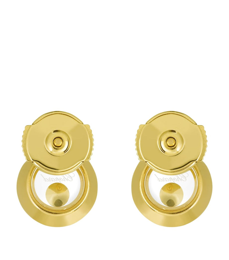 Chopard Happy Diamonds earrings 18kt yellow gold - British product