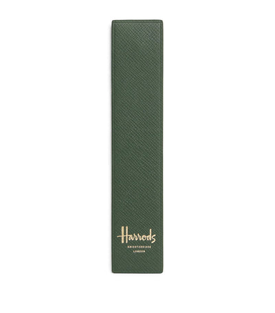 Harrods Harrods Leather Embossed-Logo Bookmark- Buy online at McGrocer