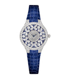 Graff white gold diamond sapphire butterfly watch 33mm (British brand)