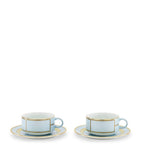 Ginori 1735 Celeste teacup and saucer set, UK version
